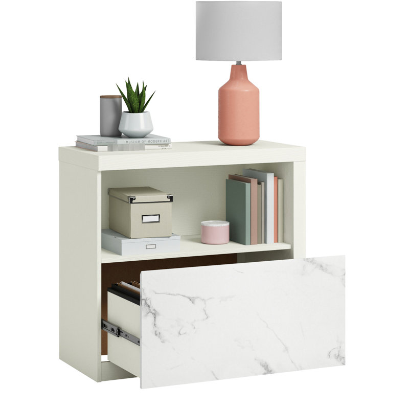 Classeur latéral blanc pour bureau organisé et vestibule, bois d'ingénierie, courrier à compartiments, format compact, installation ou installation rapide à domicile, construction, rangement, assemblage
