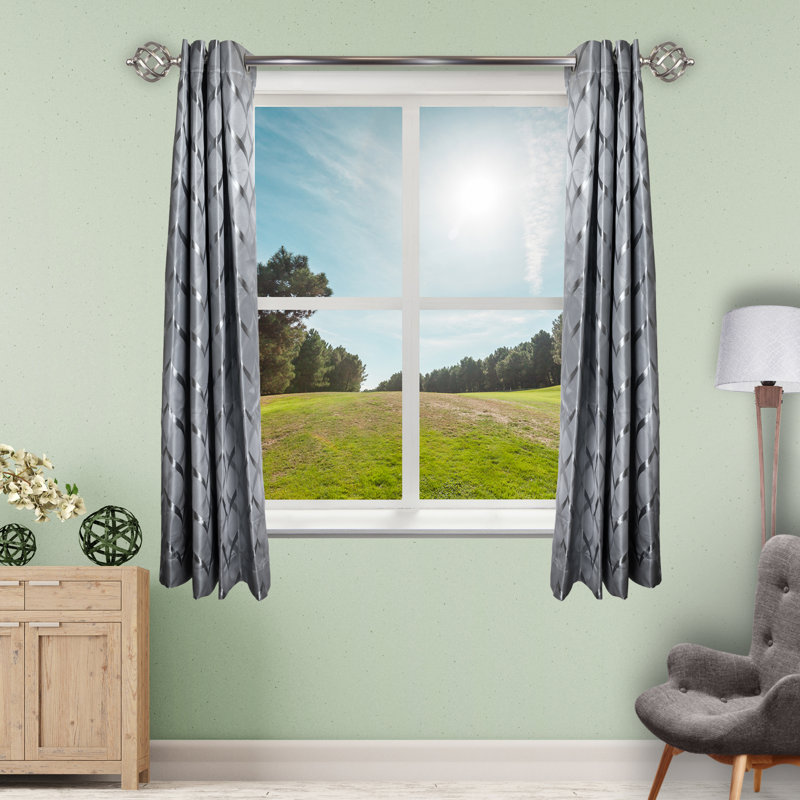 Kamorian Polyester Curtain, 56" W x 63" L