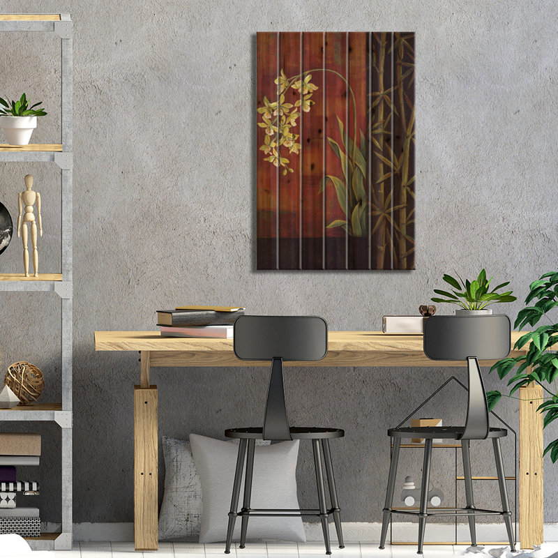 " Green Orchid " by Jill Deveraux, 18" W x 26" H x 1.5" D