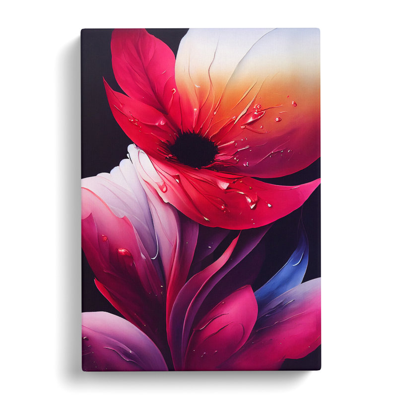 An Endearing Flower - Wrapped Canvas, 76cm H x 50cm W x 3cm D