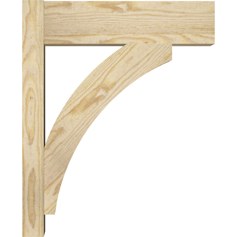 Bloc de bois rustique Thorton, Cèdre rouge de l'Ouest l 5 1/2 po (lisse), P 16 po x H 20 po