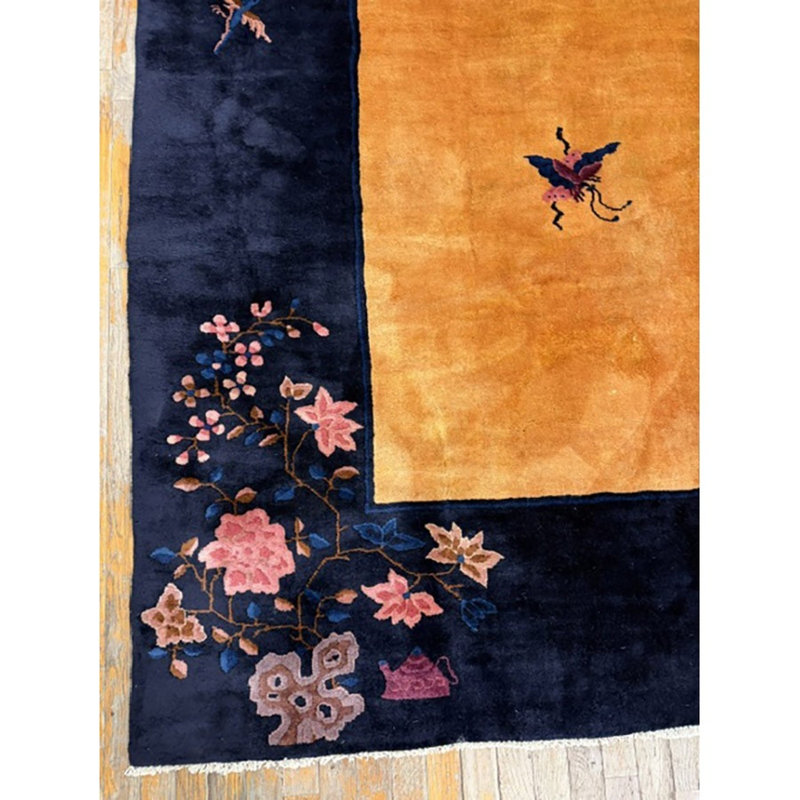 Tapis art déco chinois antique des années 1920
