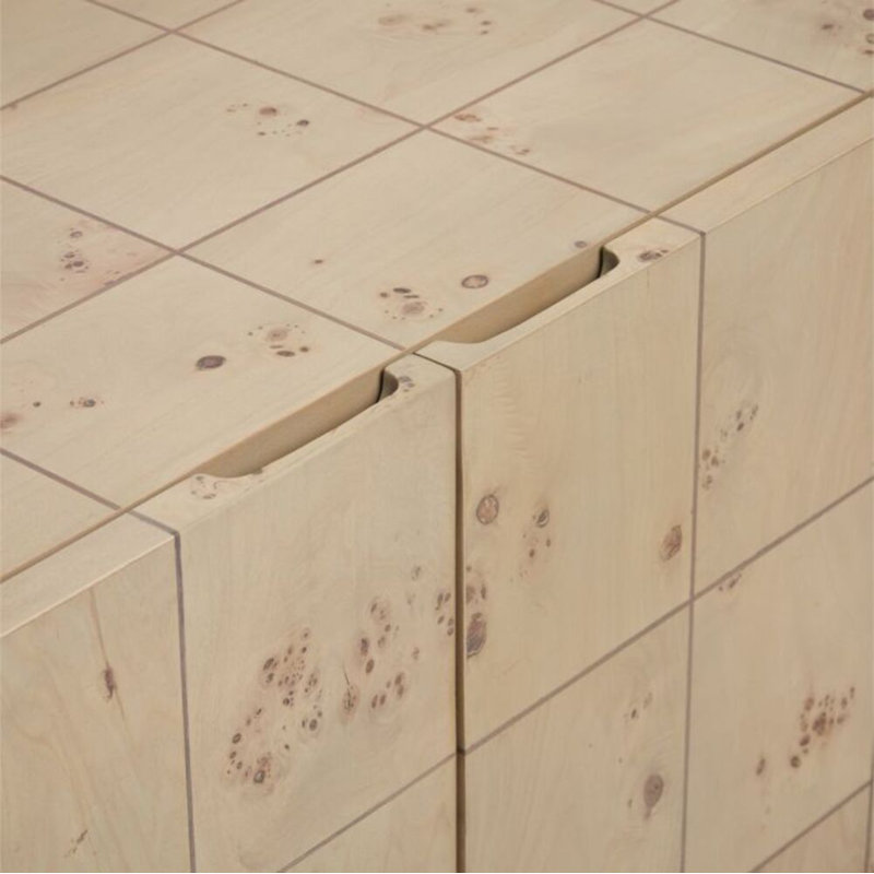 Raphael 72'' W Solid Wood Sideboard, Washed Taupe