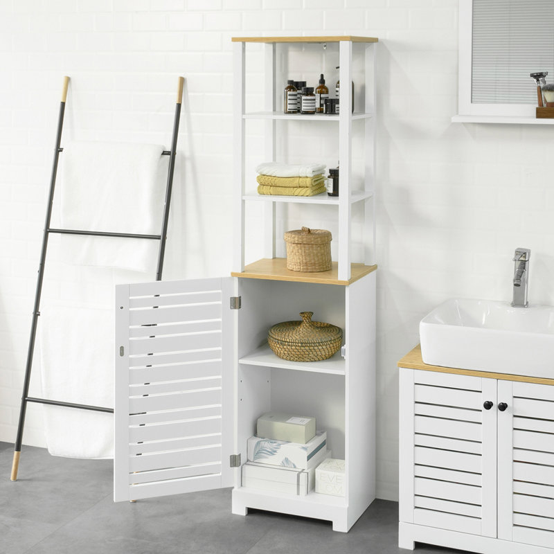 Gustina Freestanding Linen Cabinet