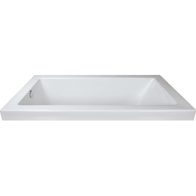 34'' x 66'' Drop-In Soaking Acrylic Bathtub