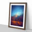 Mountain Path in Abstract - Framed Print-55726124-55726128