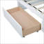 Lit simple avec 2 tiroirs-316804472