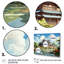 Tranquil Japanese Landscape - China, art mural sur toile 4 pièces-2011729172