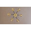 Lustre 7 lumières à intensité variable moderne de style classique 34 "avec abat-jour en verre-1514169685
