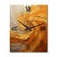 Horloge murale spirales dorées-1347503690