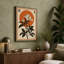 Moonlit Flower Japandi - Wrapped Canvas-1242999932-1242999872