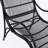 3 Pieces Wicker Outdoor Patio Furniture Set With Lounge Chair, Balcony Chairs Table Set With Cushions, Ottoman, Patio Conversation Sets For Garden ,Deck,And Porch, Black & Beige-123952887