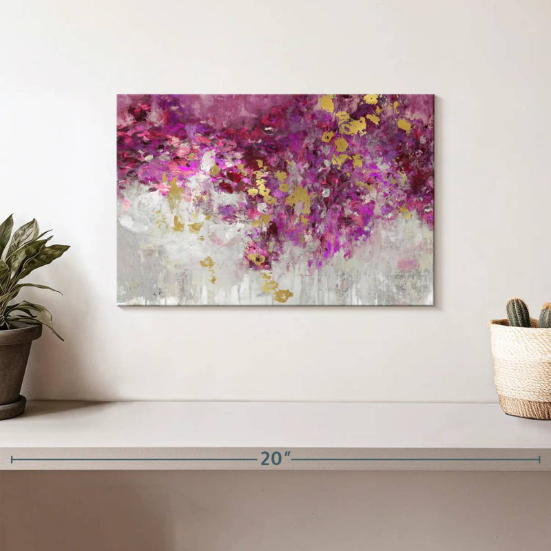 Charmed Magenta, 8" H x 12" W