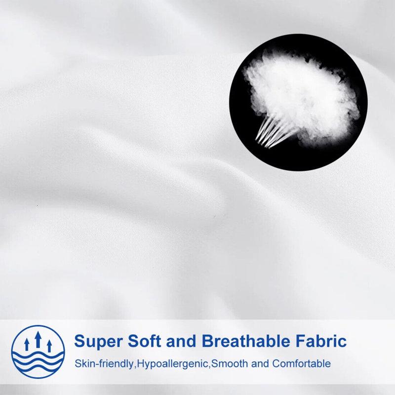 Hollowfiber 7.5 Summer All Year Round Light Weight Tog Duvet, Super King