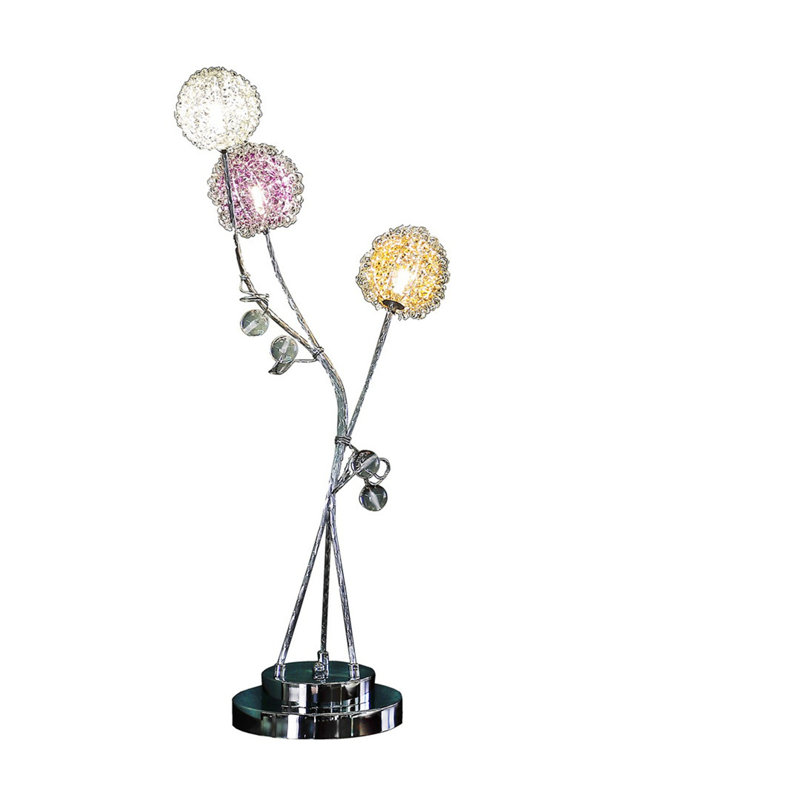 Lampe de table 28 po 3 en aluminium à DEL Zeus