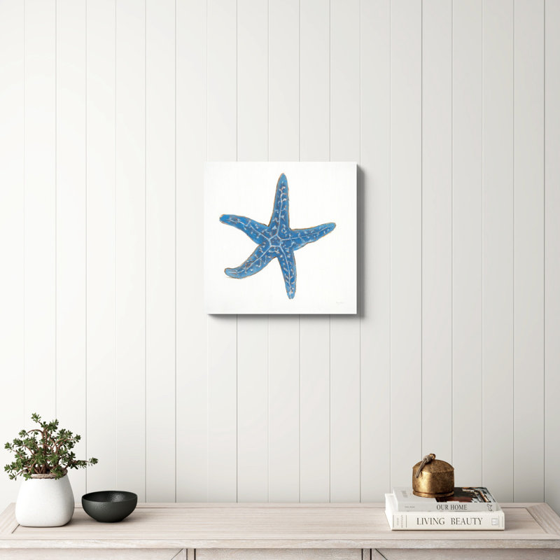 «Marine Starfish» par Emily Adams, reproduction d'art sur toile tendue, H 20 po x l 20 po