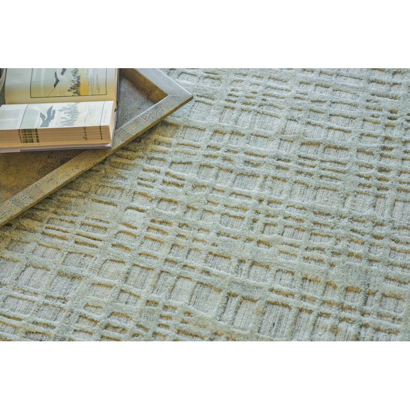 Crescendo Area Rug in Beige, Rectangle 14' x 18'