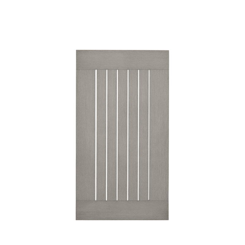 Club Aluminum Rectangular Coffee Table - Oyster, Oyster