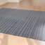 Tapis tissé à la main | Tapis en laine et bambou en soie moderne | Tapis d'intérieur gris anthracite et gris clair 9 mm d'épaisseur-482162301