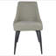 Chaise de salle à manger capitonnée gris clair (ensemble de 2)