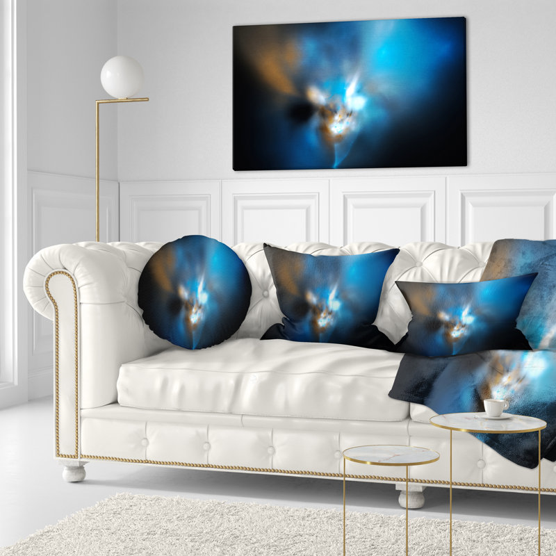  Coussin abstrait fractal Mystic, Rectangulaire, 12 po x 20 po