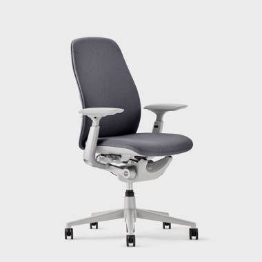 Zody Mesh Office Chair - Standard Posture Haworth Upholstery Color: Stone, Lumbar: Yes