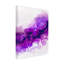 " Wrapped Canvas Wall Art - Alyson Storms 'Rainbow Smoke 2' Wall Art For Living Room, Bedroom, Or Office Décor - 35x47 "