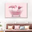 «Bathaign Animal», impression sur toile de flamants roses-1482242277