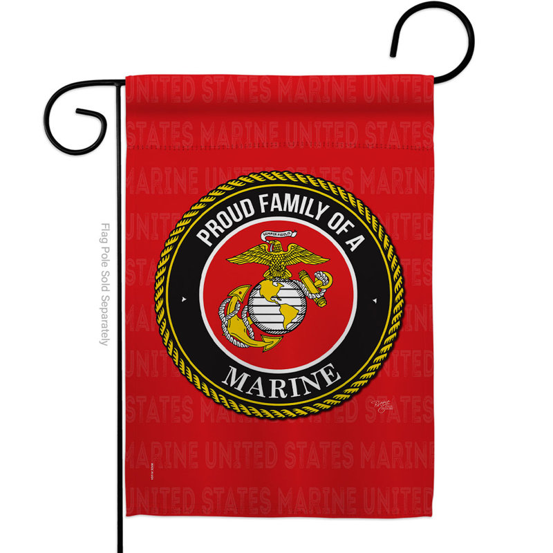 Double Sided 18.5'' H x 13'' W Polyester Garden Flag