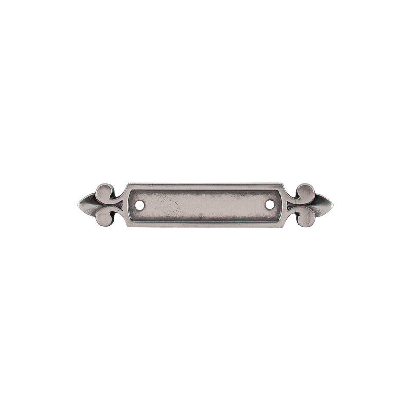 Dover Backplate, Pewter Antique