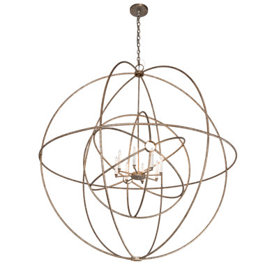 Lustre 8 lumières 60 "Atom Enerjisi