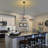 Modern 2-Tier Black Drum K9 Crystal Chandelier-1883591268