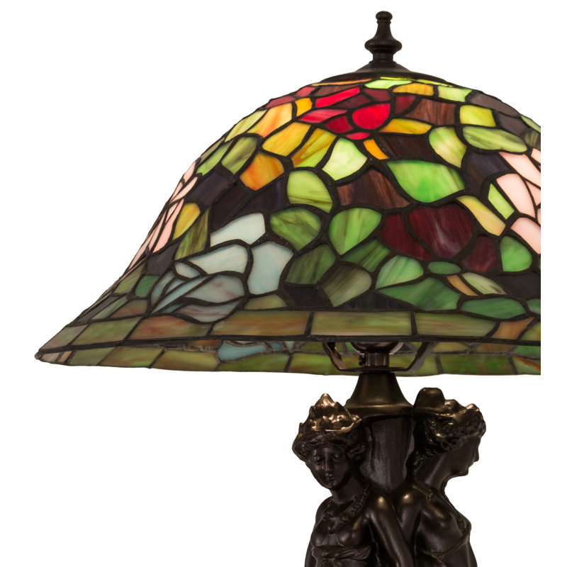 21.5"H Rosebush Table Lamp