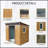 Outdoor Metal Storage Shed With Window And Transparent Plate For Garden, Lawn-119458086-119458084