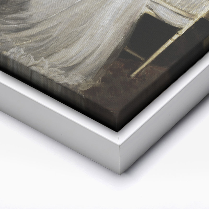 Jacques-Émile Blanche - Les lecteurs, Canvas, White Framed, 16"H x 20"W