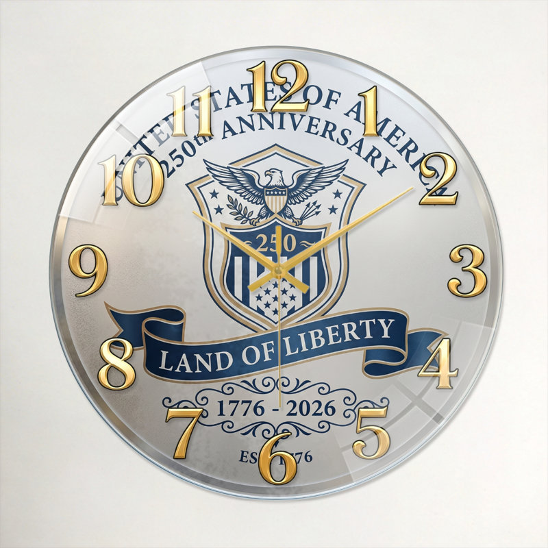 American Emblem USA 250th Anniversary Merchandise Modern, 60 x 60 cm (23,6 x 23,6 pouces)