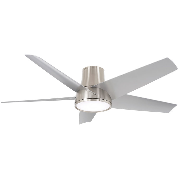 58'' 5 - Blade Outdoor LED Smart Standard Ceiling Fan with Remote Control and Light Kit Included