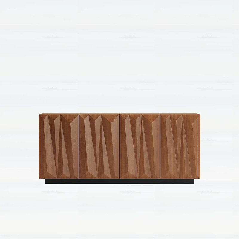 Buffet Mid-Century avec portes 3D