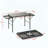 Foldable Picnic Table with Adjustable Height
