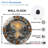 Mountain River Landscape Wall Clock Decor Art - 12'' Modern Glass Wall Clock