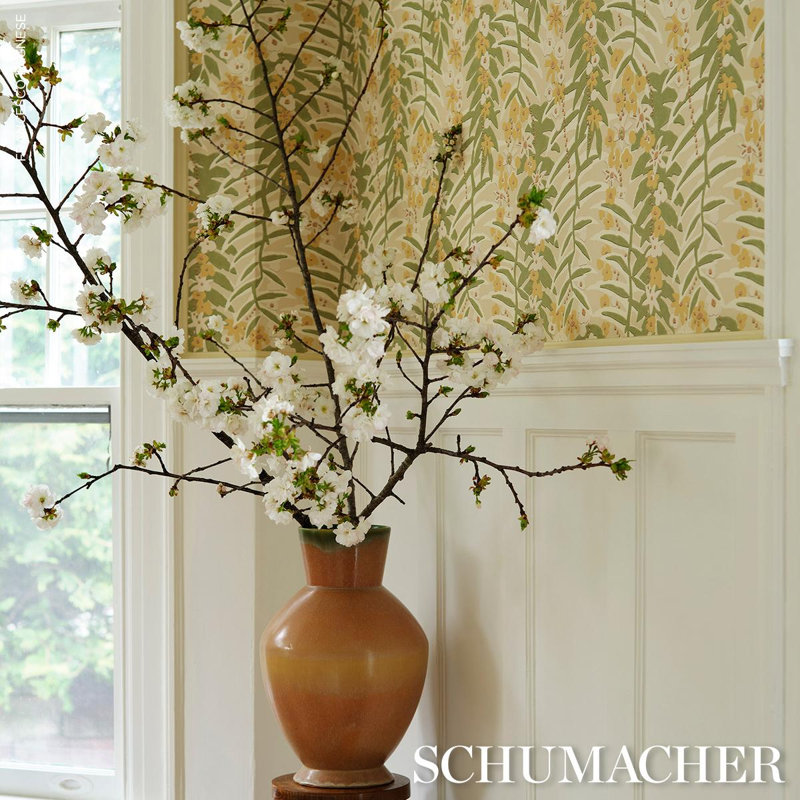 Ashbee Botanical Wallpaper, Yellow
