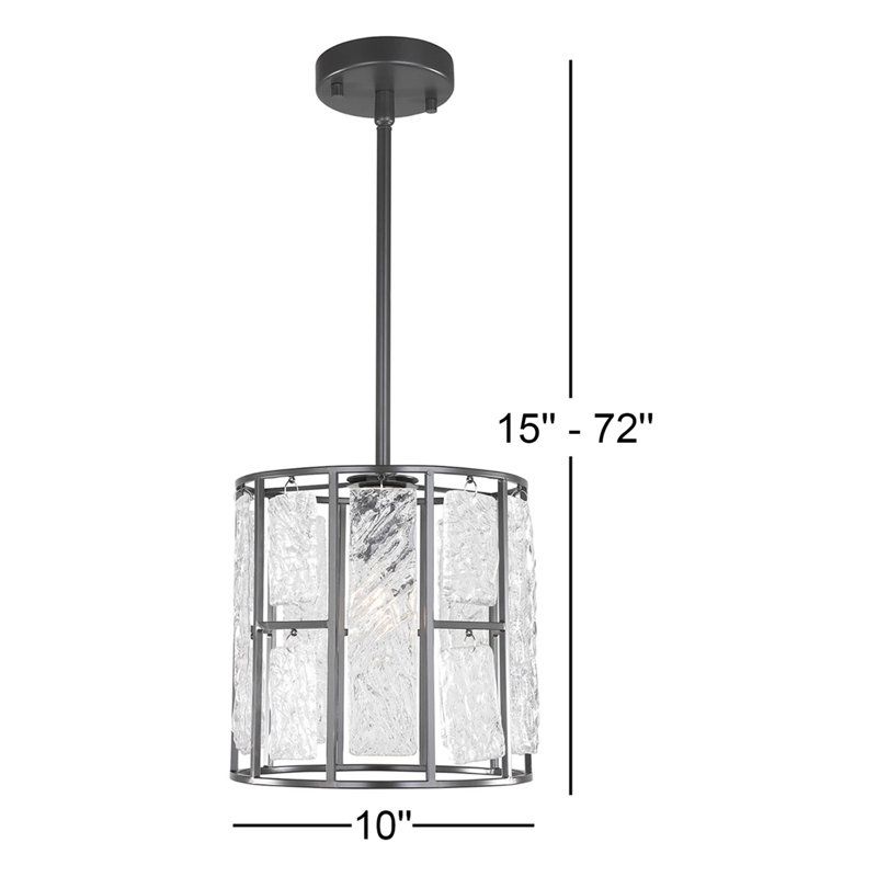 Luminaire tambour à tambour simple 1 lumières Coldiron