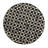 D14x20" Round Accent Capiz Stool