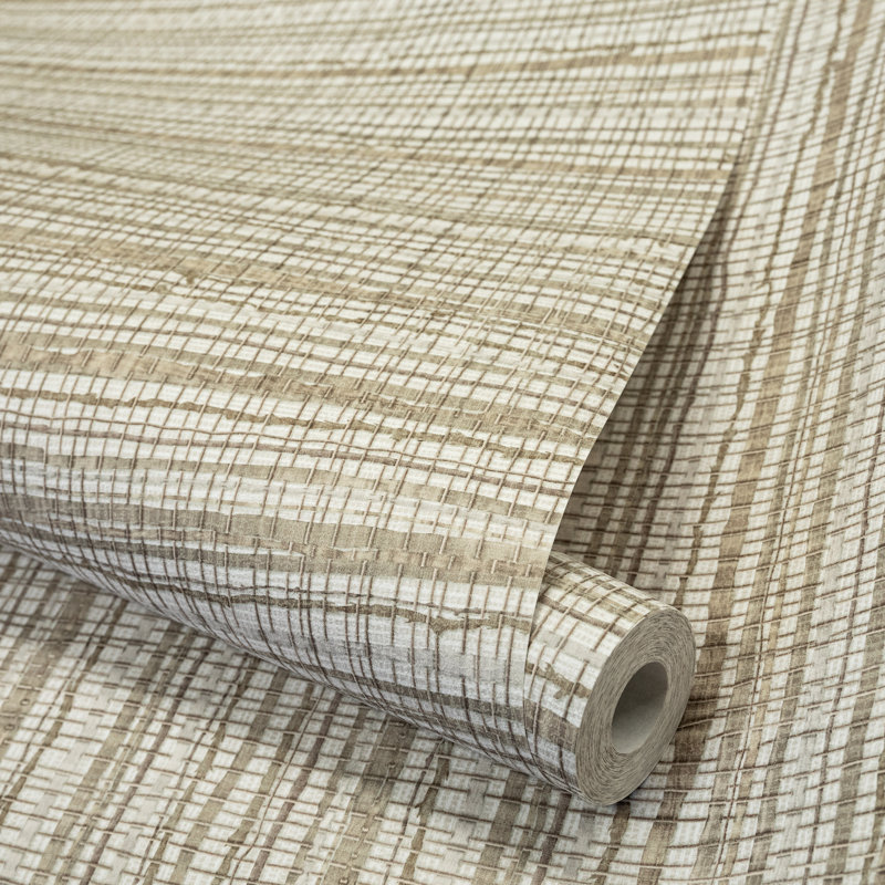 Salt Fondo Wild Grass Effect Wallpaper Roll, Beige