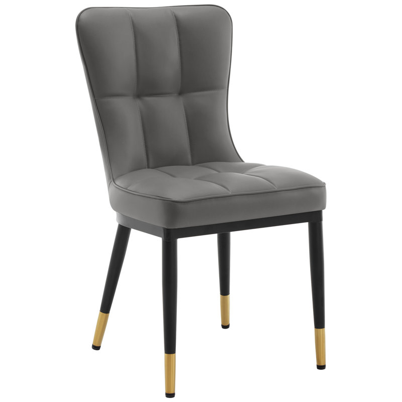 Upholstered Dining Chair, Gray