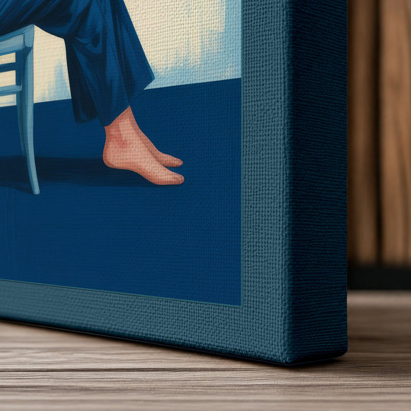 Print, 18x12 - 45.7 x 30.5 cm, Teal Border