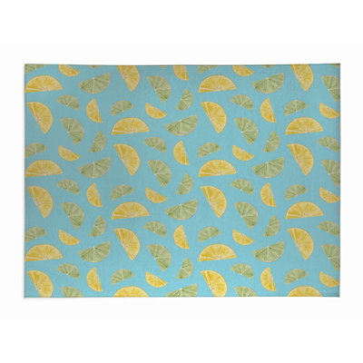 Summer Limes & Lemons Outdoor Rug