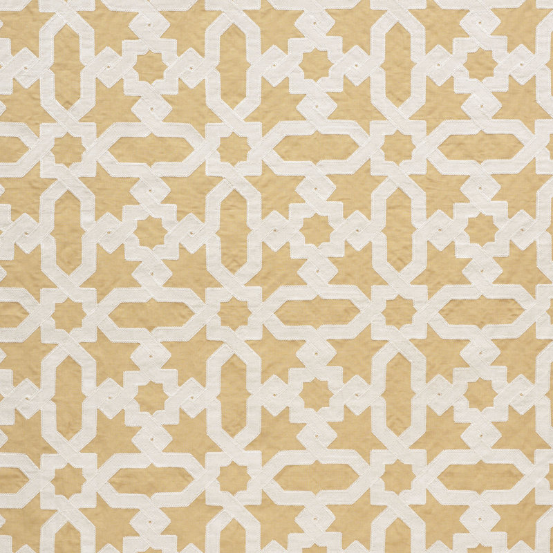 Tissu de broderie Cordoba, Ocre