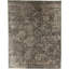 Hand Knotted Abstract Area Rug in Gray