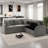 L-shaped Sectional Sofa With Hidden Storage Compartment-1646250005